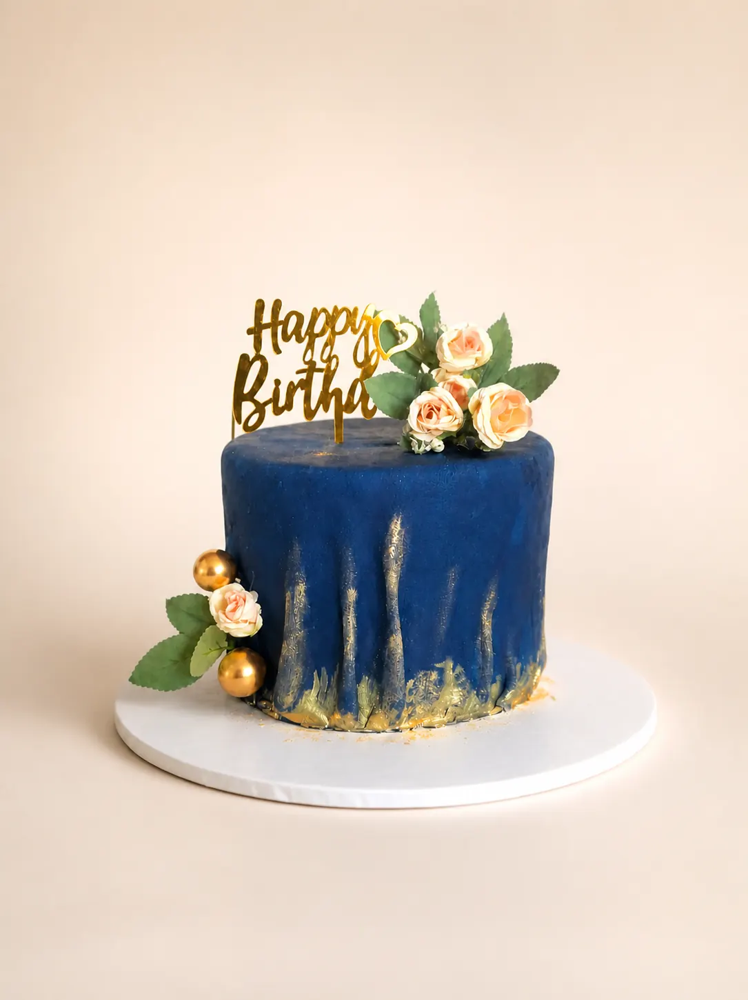 A black forest cake finished with steeped cherries